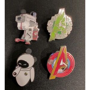 WDW 2024 HIDDEN MICKEY PINS - Lot Of 4